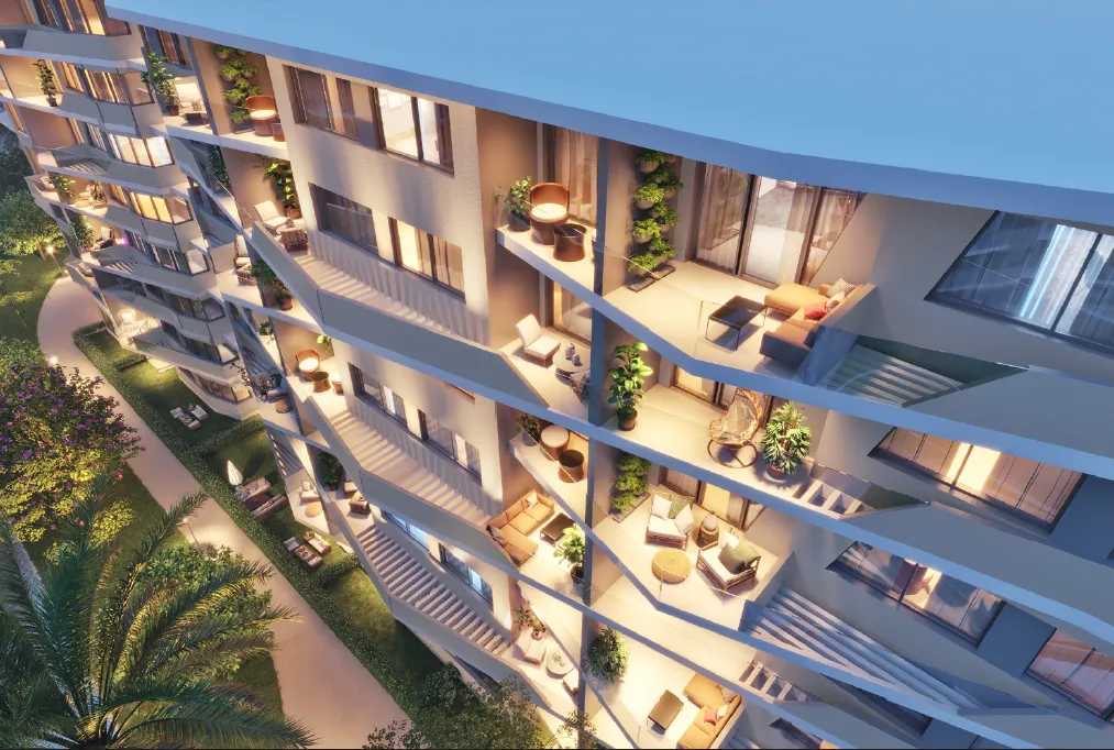 Townhouse for sale in The Median Residences in New Cairo of 231 m² with 3 bedrooms