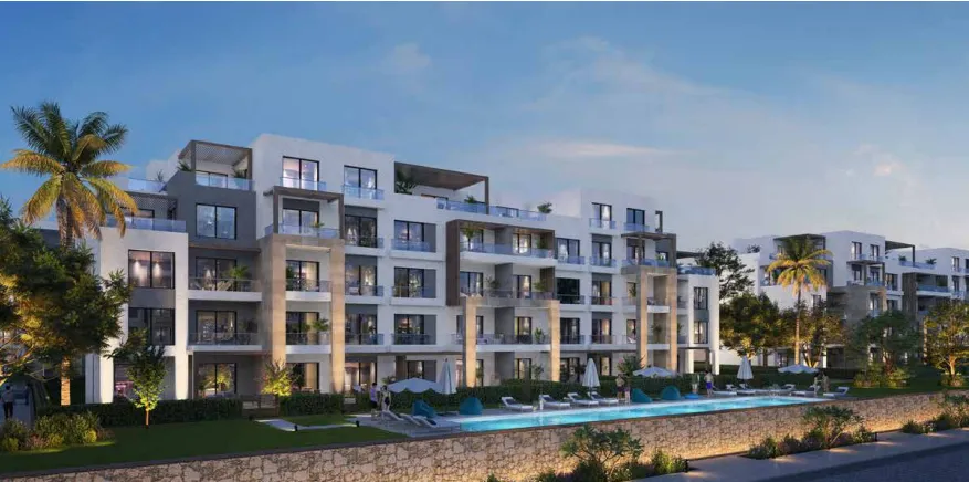 شاليه للبيع في هاسيندا باي في سيدي عبد الرحمن بمساحة 0 م² تتكون من 3 غرف