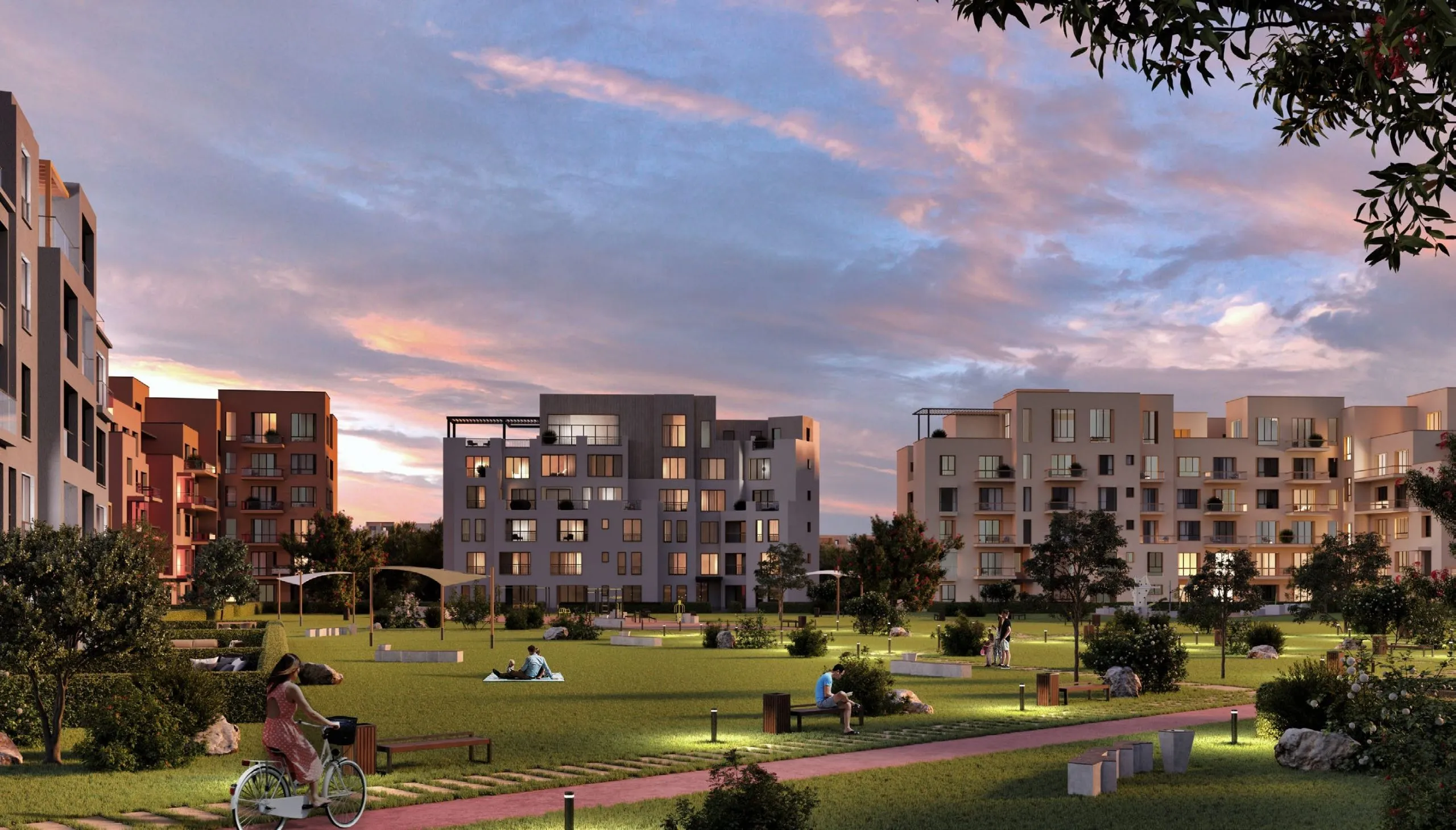 شقة للبيع في كيميت أو ويست في مدينة السادس من أكتوبر بمساحة 0 م² تتكون من 2 غرف