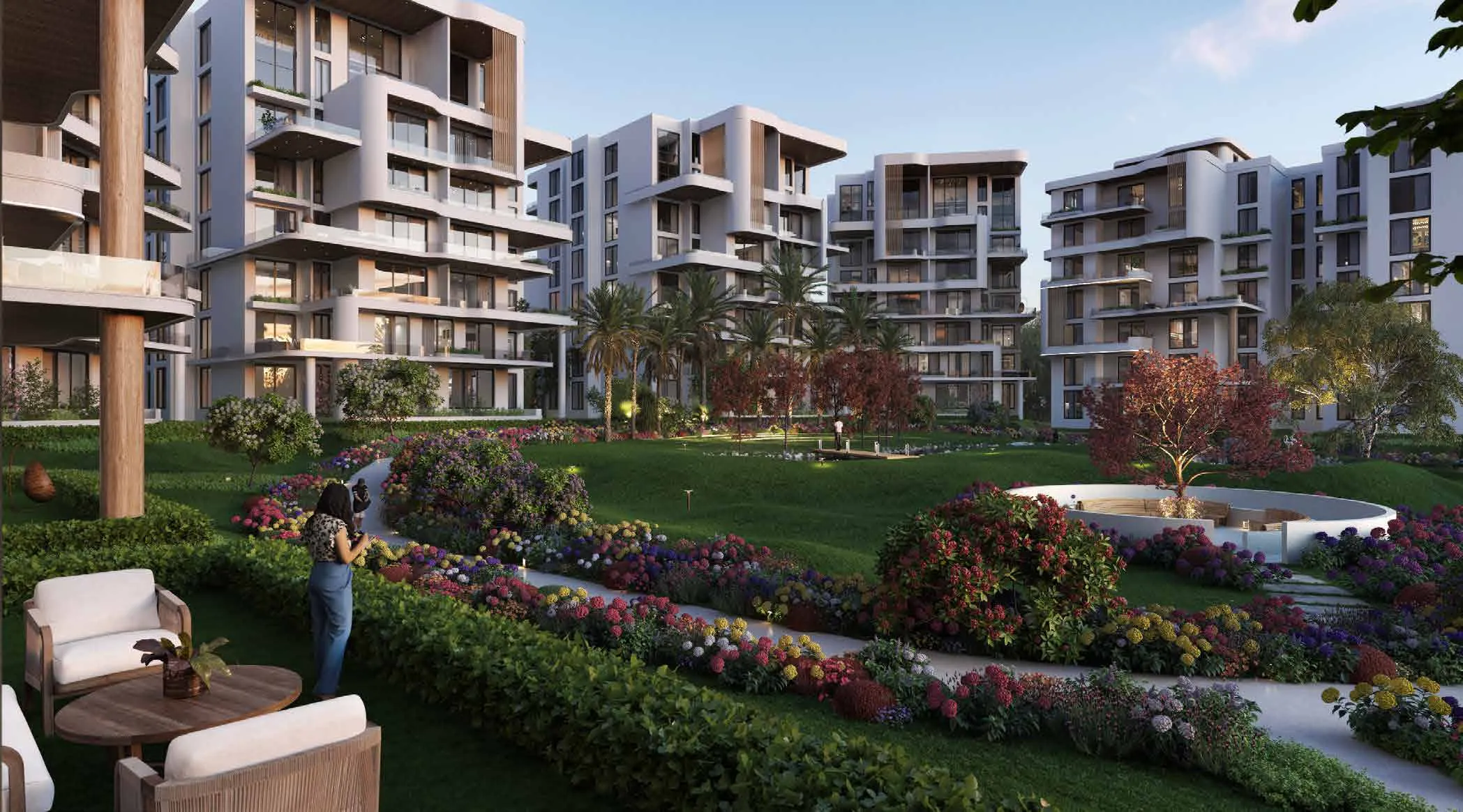 Duplex for sale in White Residence in New Cairo of 0 m² with 3 bedrooms