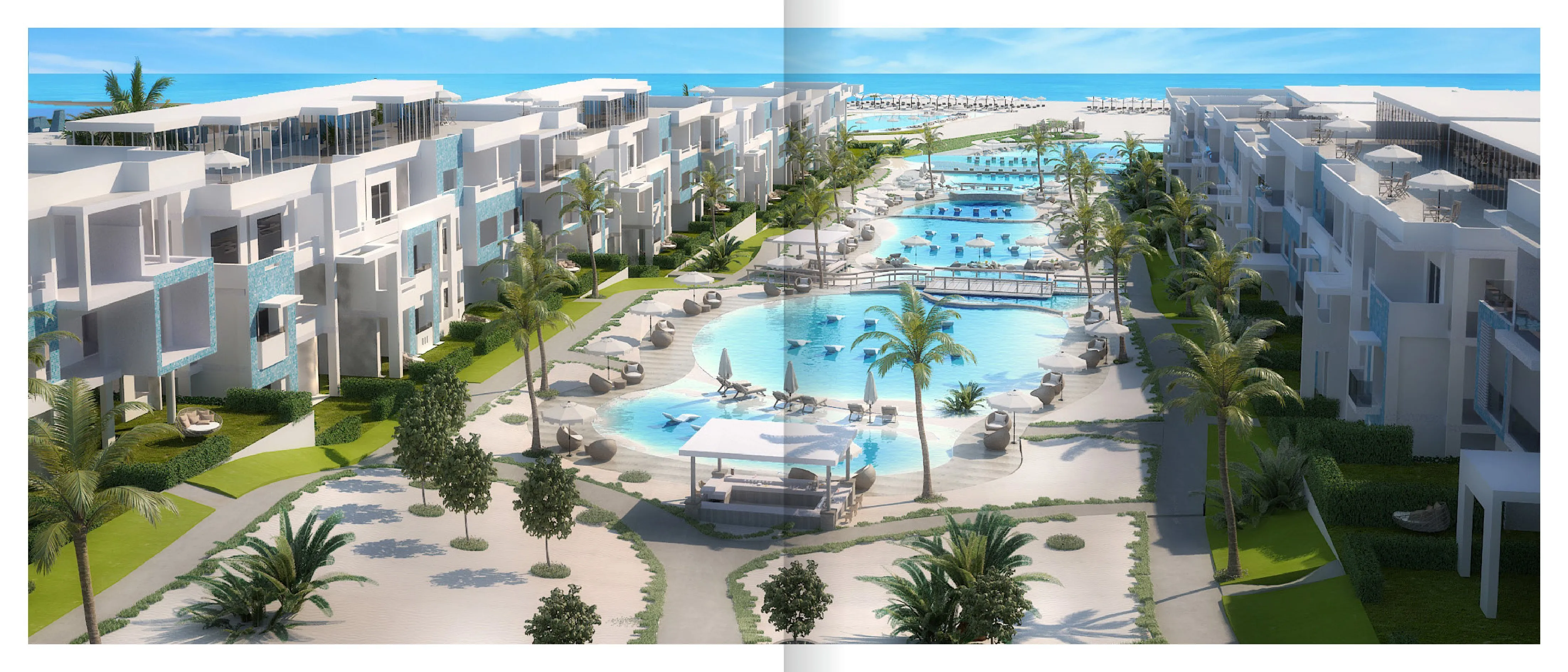 شاليه للبيع في فوكا باي في رأس الحكمة بمساحة 0 م² تتكون من 2 غرف