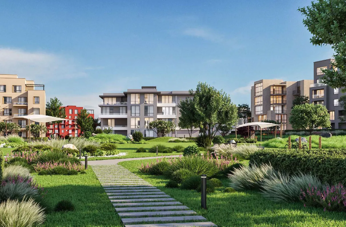 شقة للبيع في أو ويست أوراسكوم في حدائق اكتوبر بمساحة 0 م² تتكون من 2 غرف