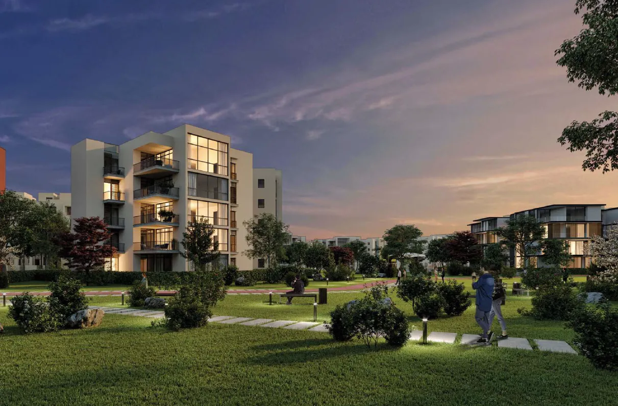 شقة للبيع في أو ويست أوراسكوم في حدائق اكتوبر بمساحة 0 م² تتكون من 2 غرف