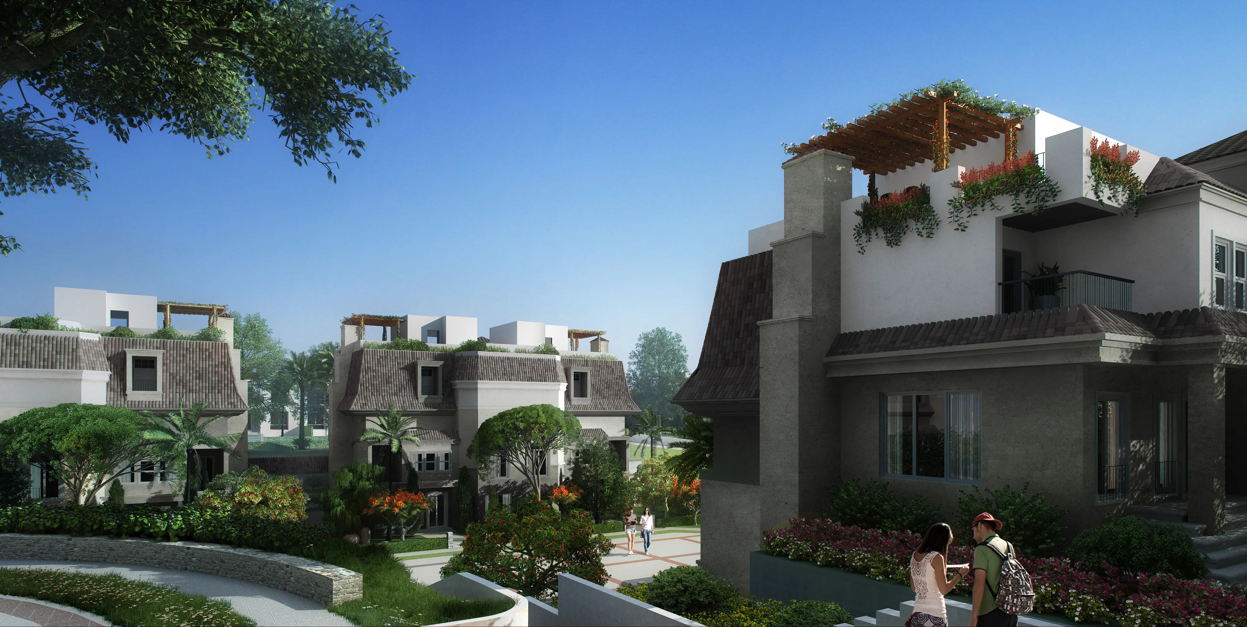 Villa for sale in Sarai in New Cairo of 0 m² with 4 bedrooms