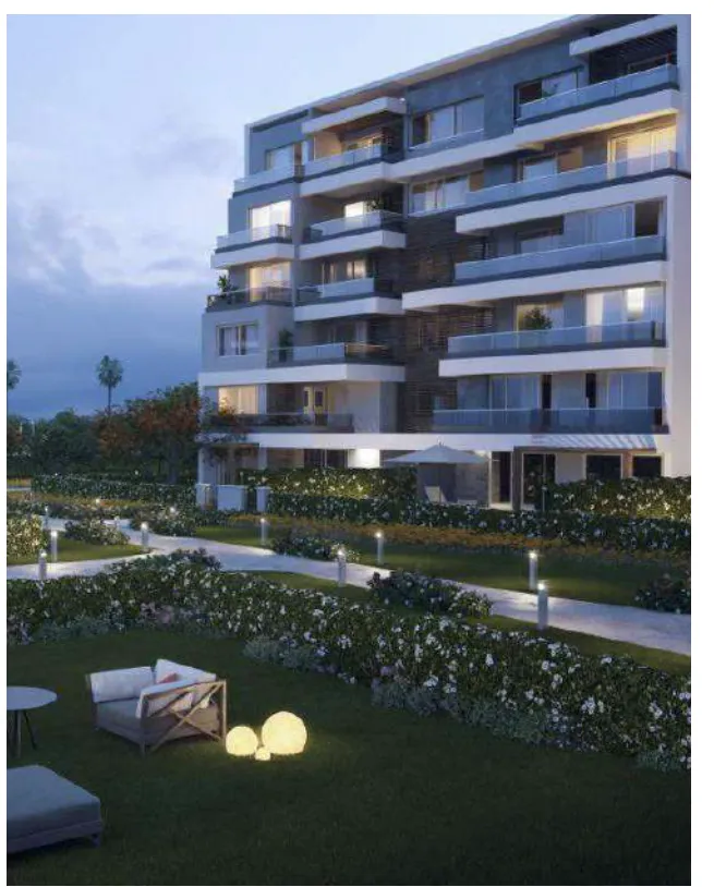 شقة للبيع في كابيتال جاردنز في القاهرة الجديدة بمساحة 0 م² تتكون من 2 غرف