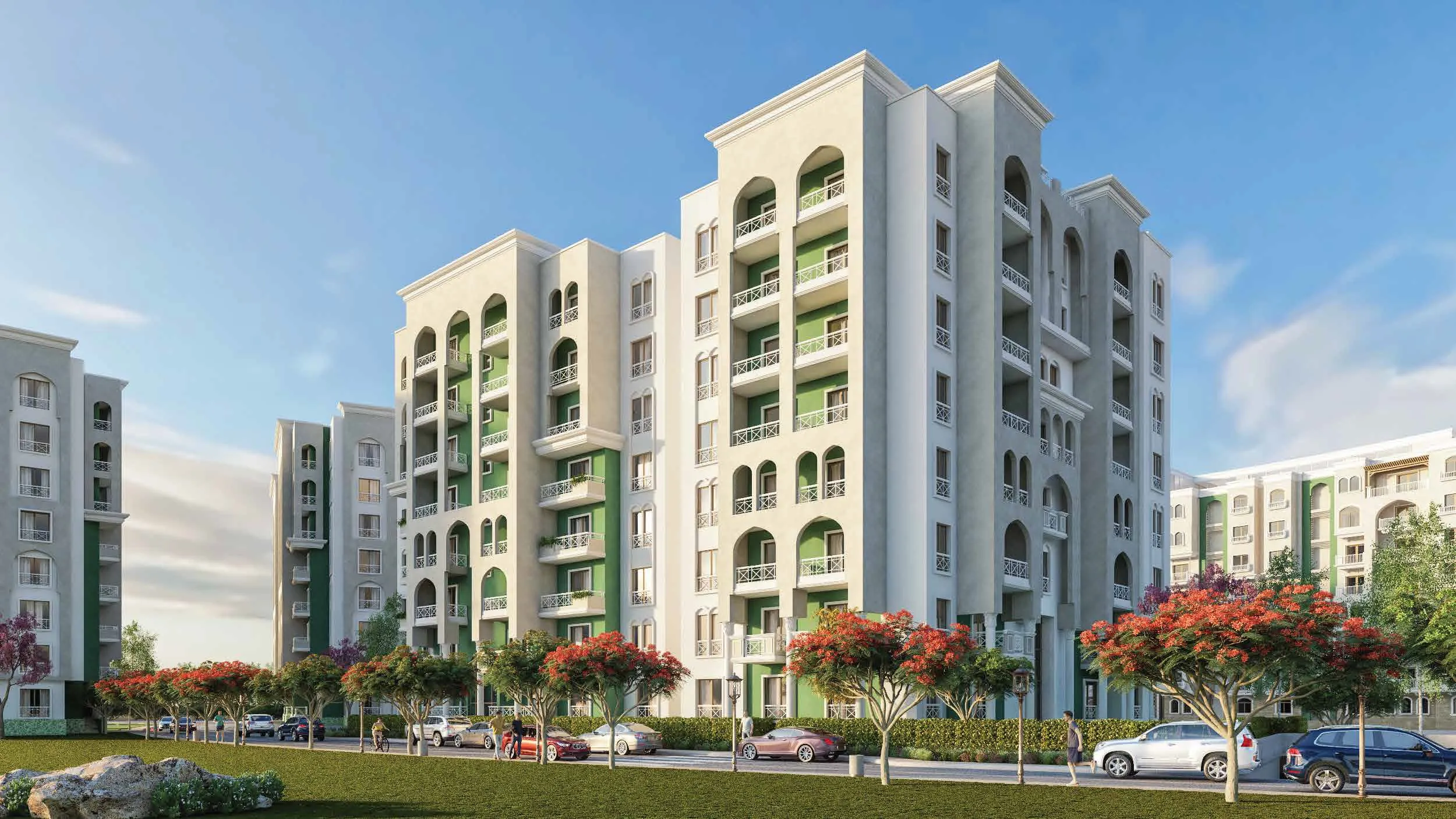 Apartment for sale in La Verde New Capital in New Capital City of 245 m² with 4 bedrooms