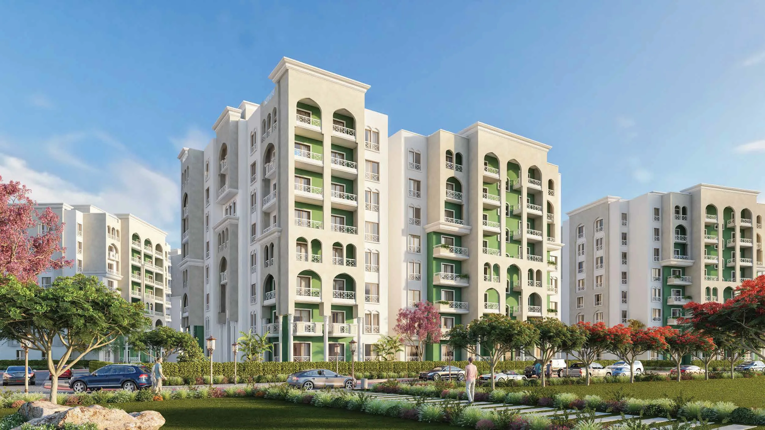 Apartment for sale in La Verde New Capital in New Capital City of 245 m² with 4 bedrooms