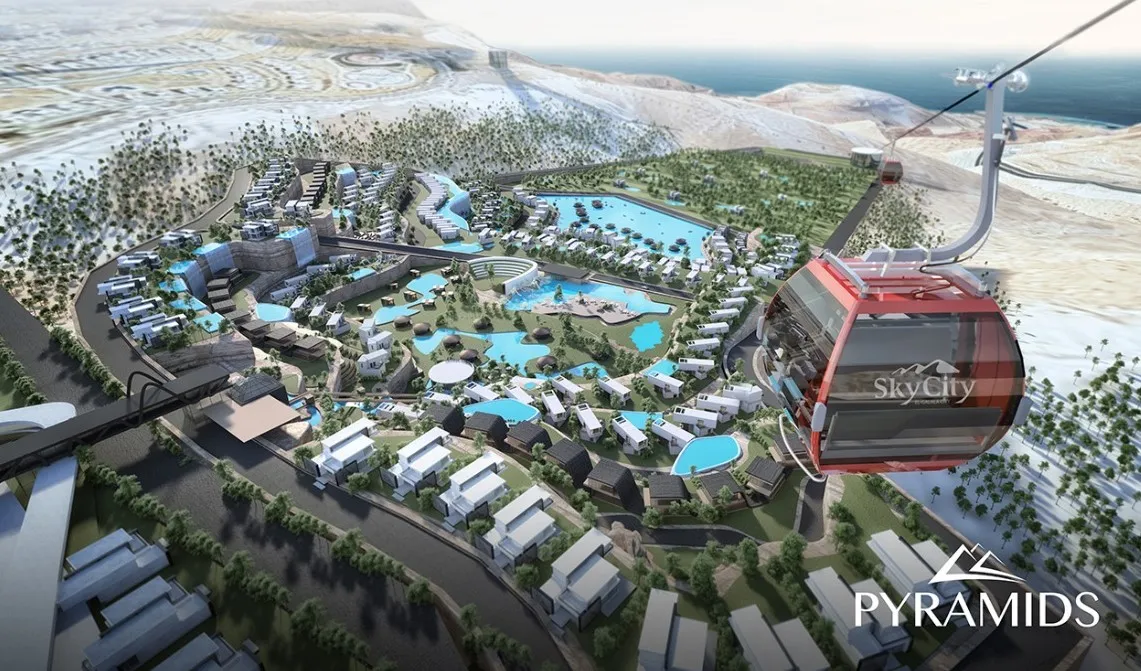 شقة للبيع في سكاي سيتي في العين السخنة بمساحة 0 م² تتكون من 2 غرف