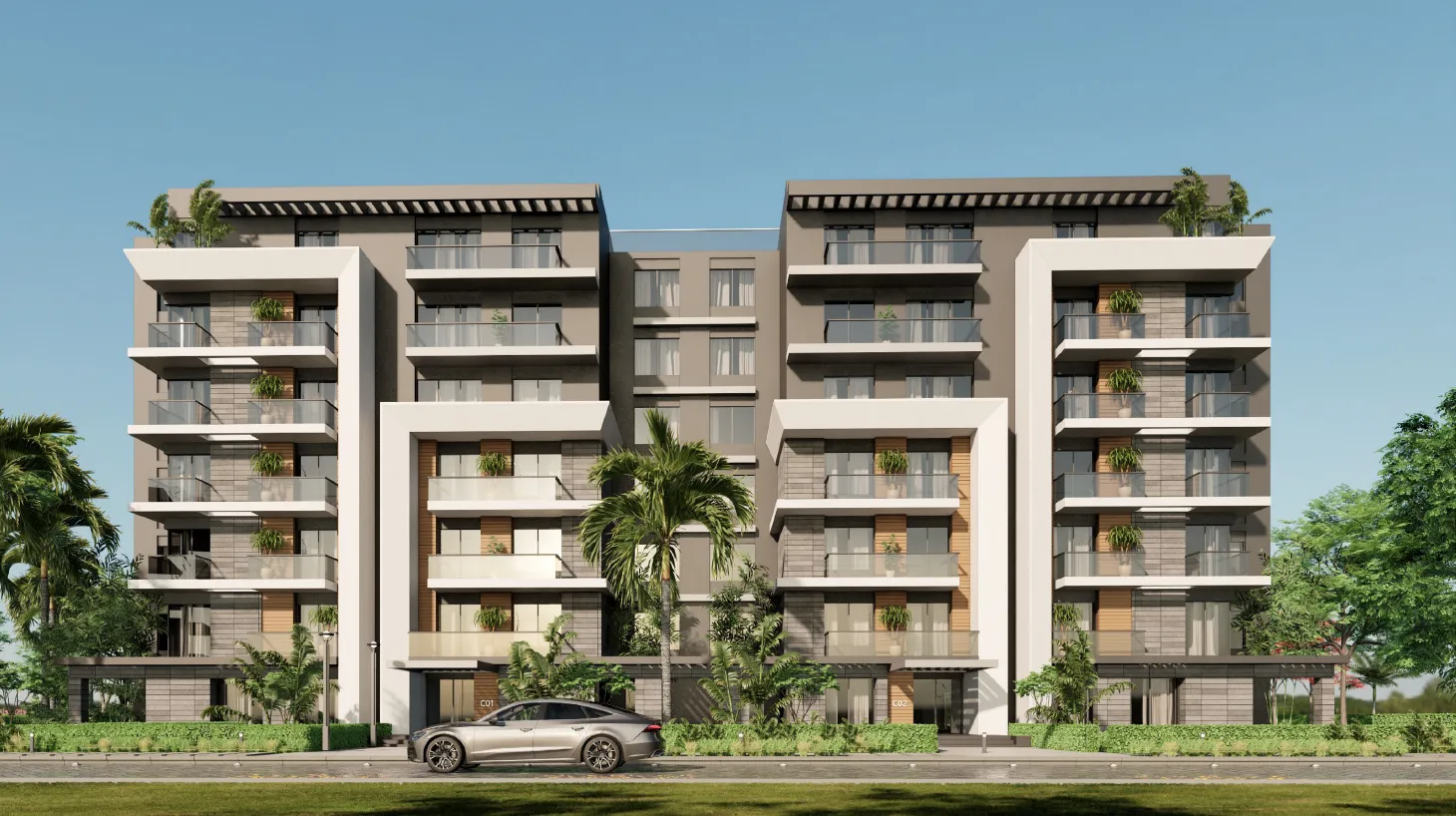 Apartment for sale in Monark Residence in Mostakbal City of 125 m² with 3 bedrooms