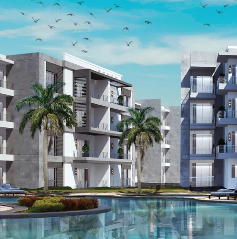 شقة للبيع في داون تاون بورسعيد في بورسعيد بمساحة 0 م² تتكون من 2 غرف