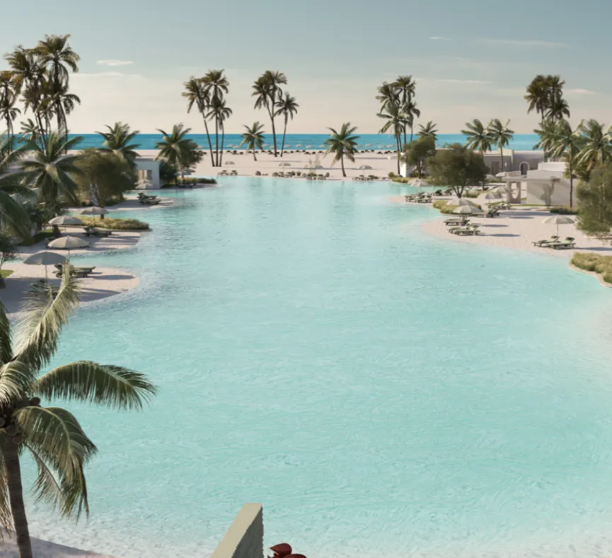 بنتهاوس للبيع في لوجراي بيتش في رأس الحكمة بمساحة 0 م² تتكون من 3 غرف