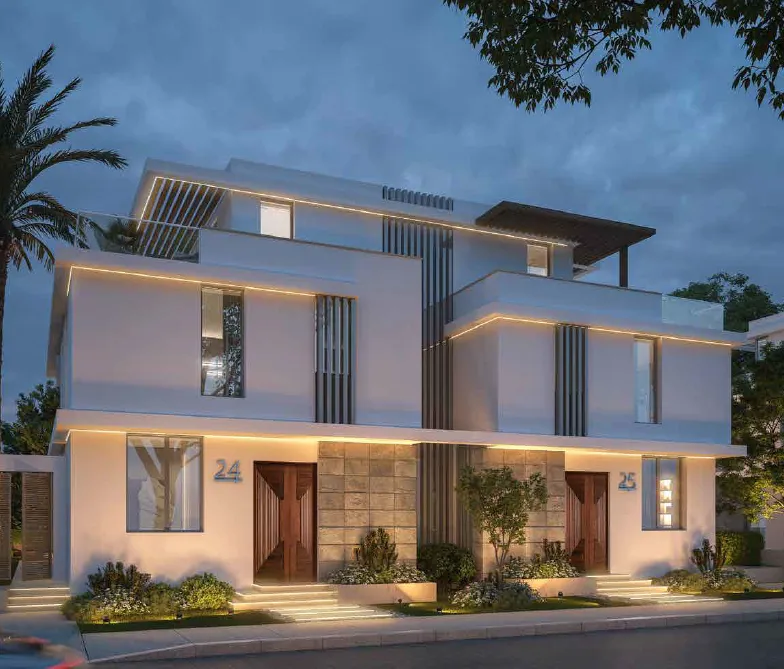 توين هاوس للبيع في بالم هيلز جولف فيوز في مدينة السادس من أكتوبر بمساحة 0 م² تتكون من 4 غرف