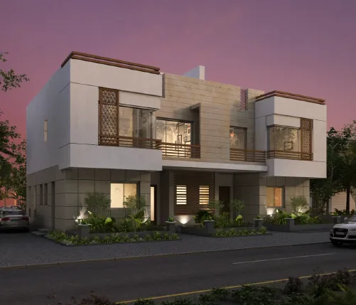 توين هاوس للبيع في أتريو في الشيخ زايد بمساحة 0 م² تتكون من 3 غرف