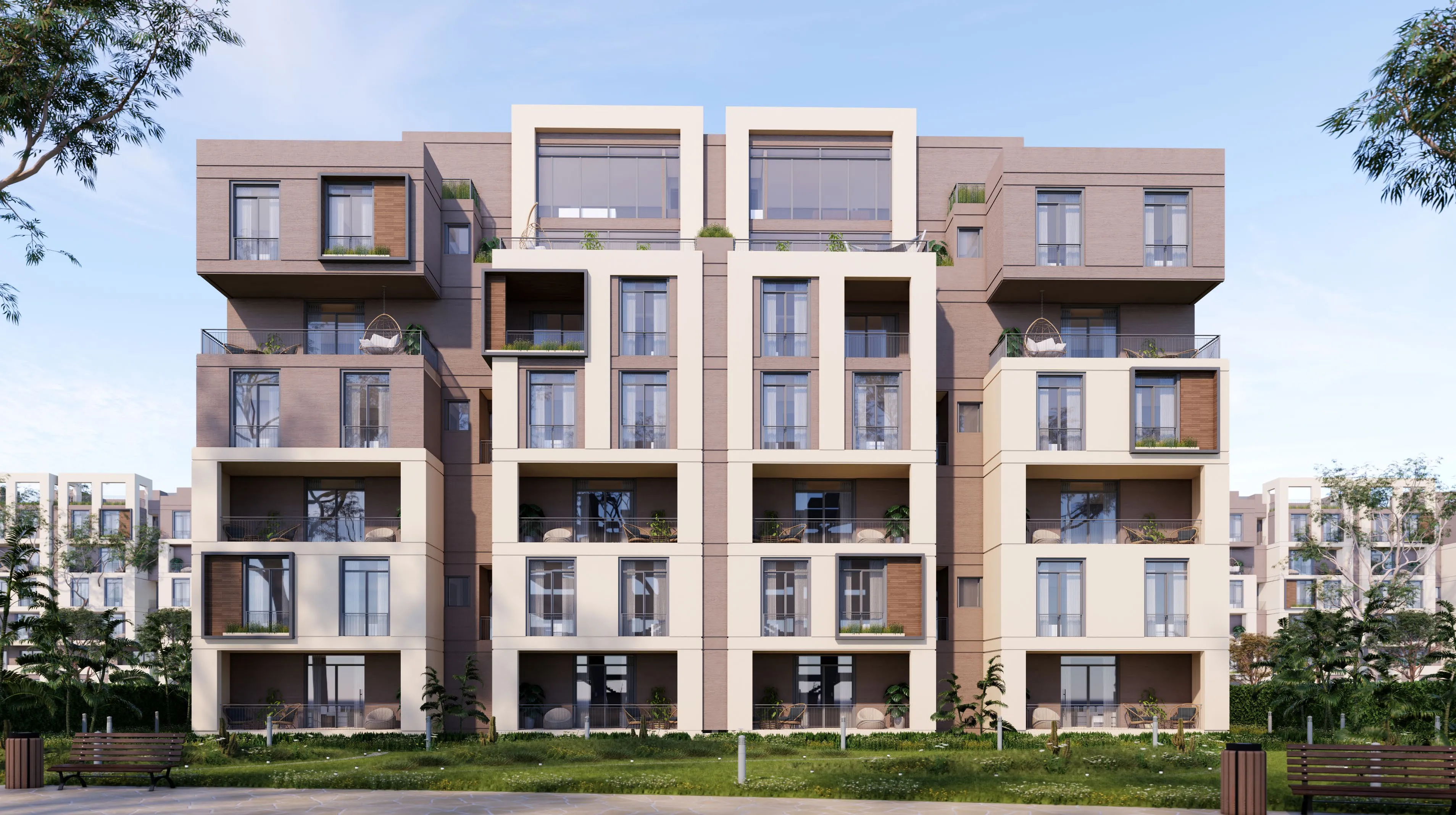 Apartment for sale in Sarai in New Cairo of 0 m² with 3 bedrooms