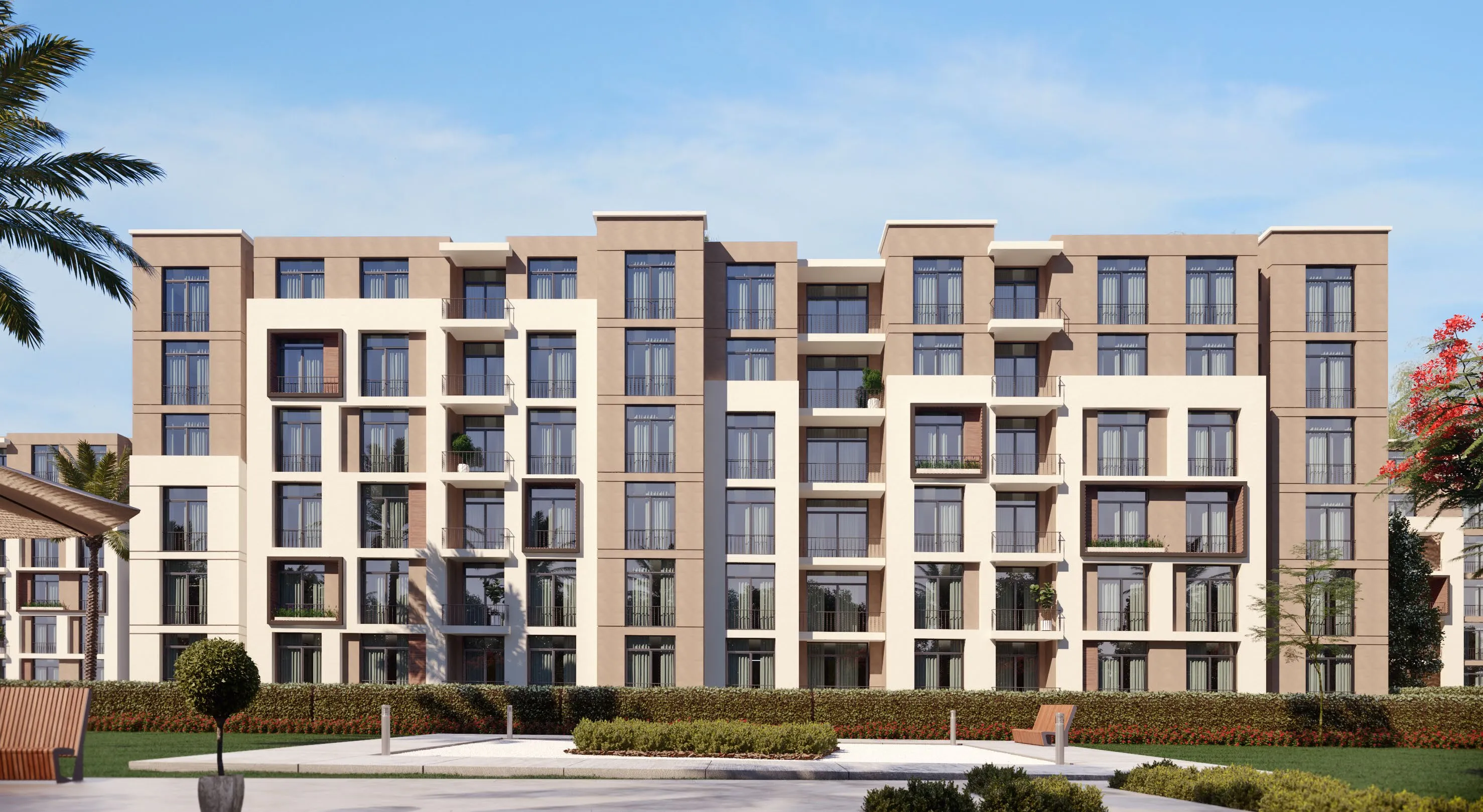 Apartment for sale in Sarai in New Cairo of 0 m² with 3 bedrooms
