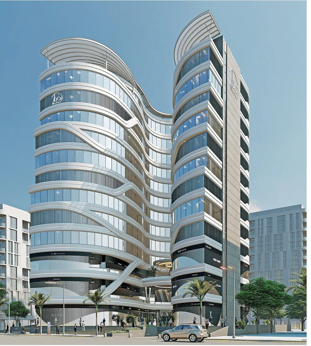 Retail for sale in Madar Mall in New Capital City of 32 m² with 0 bedrooms