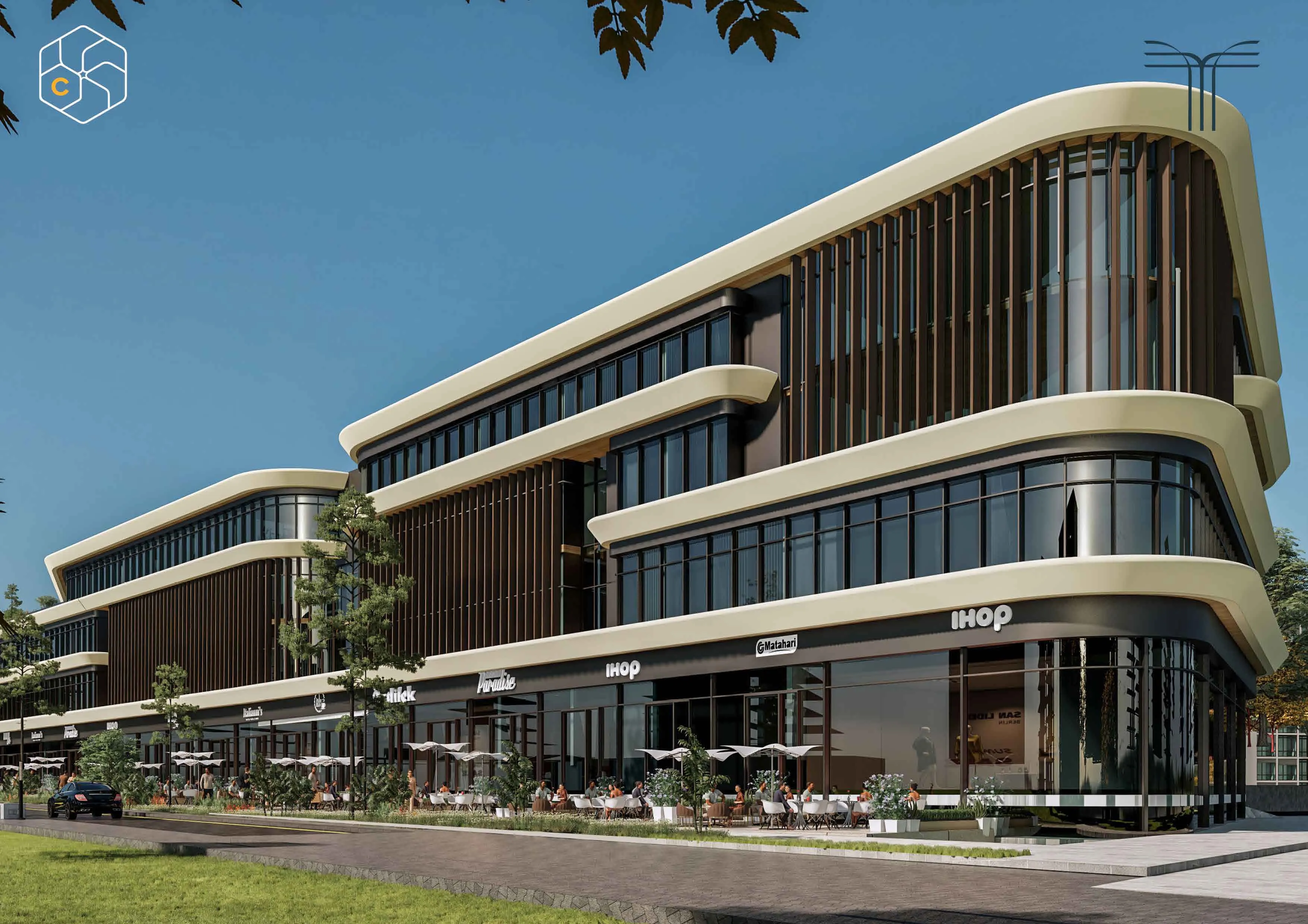 مكتب للبيع في ذا تيرسيس في العاصمة الإدارية الجديدة بمساحة 0 م² تتكون من 0 غرف