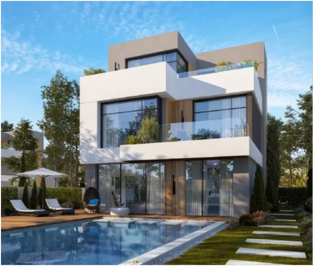 فيلا للبيع في لوجار في الشيخ زايد الجديدة بمساحة 0 م² تتكون من 2 غرف