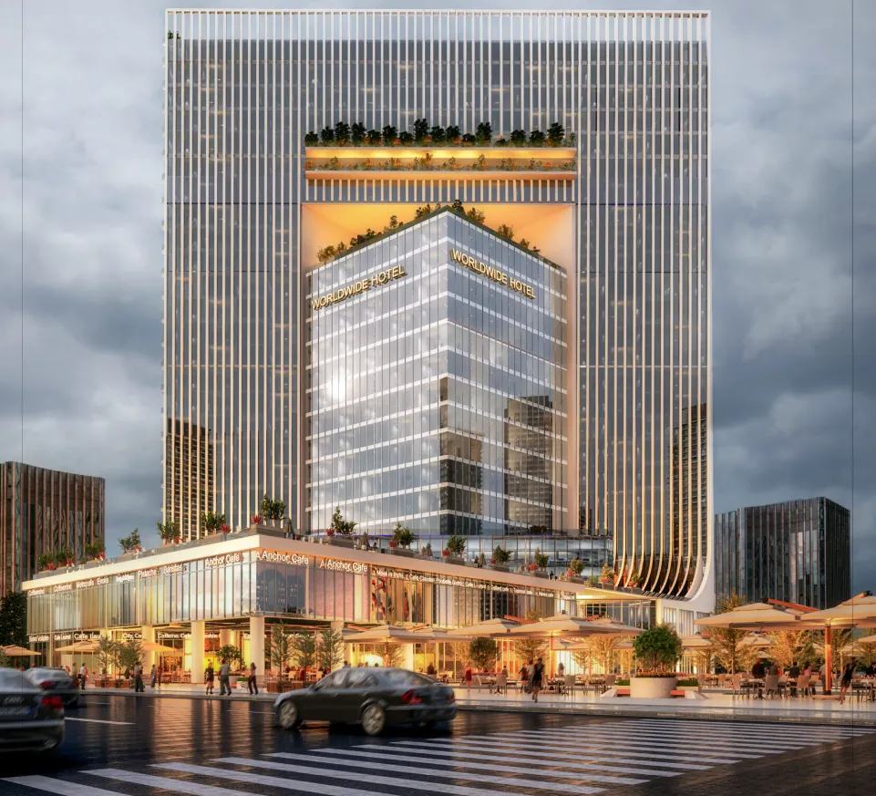 Serviced Apartment for sale in Modon Green River Tower in New Capital City of 0 m² with 1 bedrooms