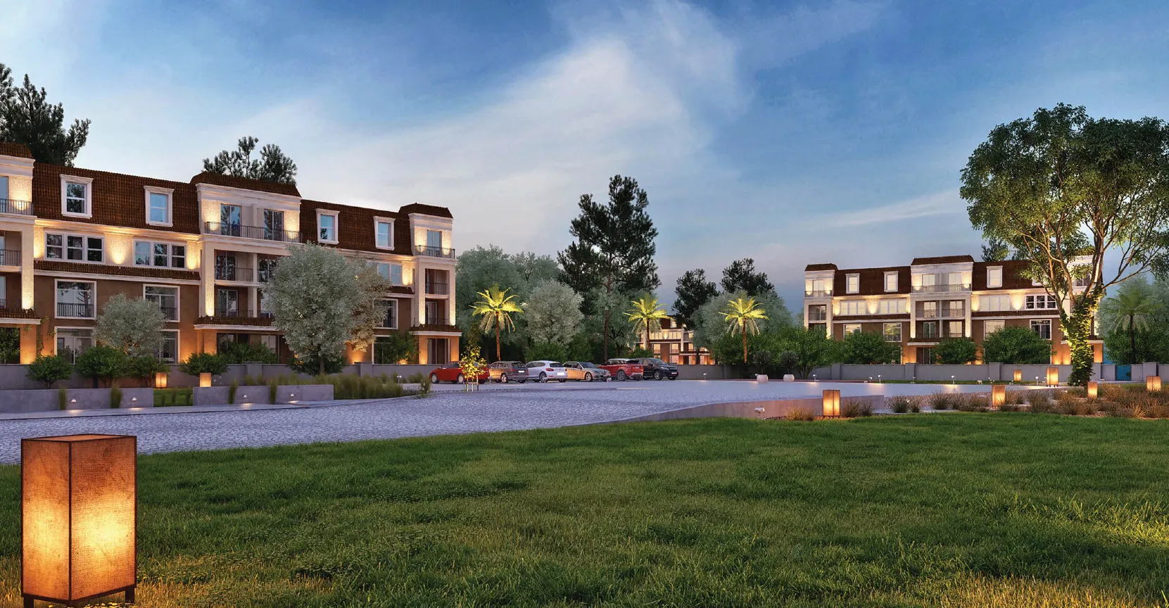 Townhouse for sale in Cavana Lakes  Sarai in New Cairo of 0 m² with 4 bedrooms