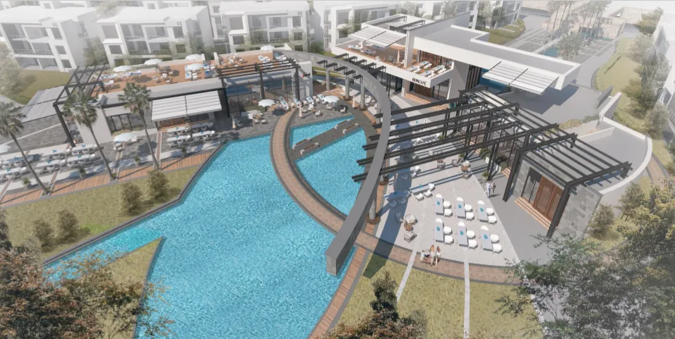 شاليه للبيع في سي فيو  في الساحل الشمالي بمساحة 0 م² تتكون من 1 غرف