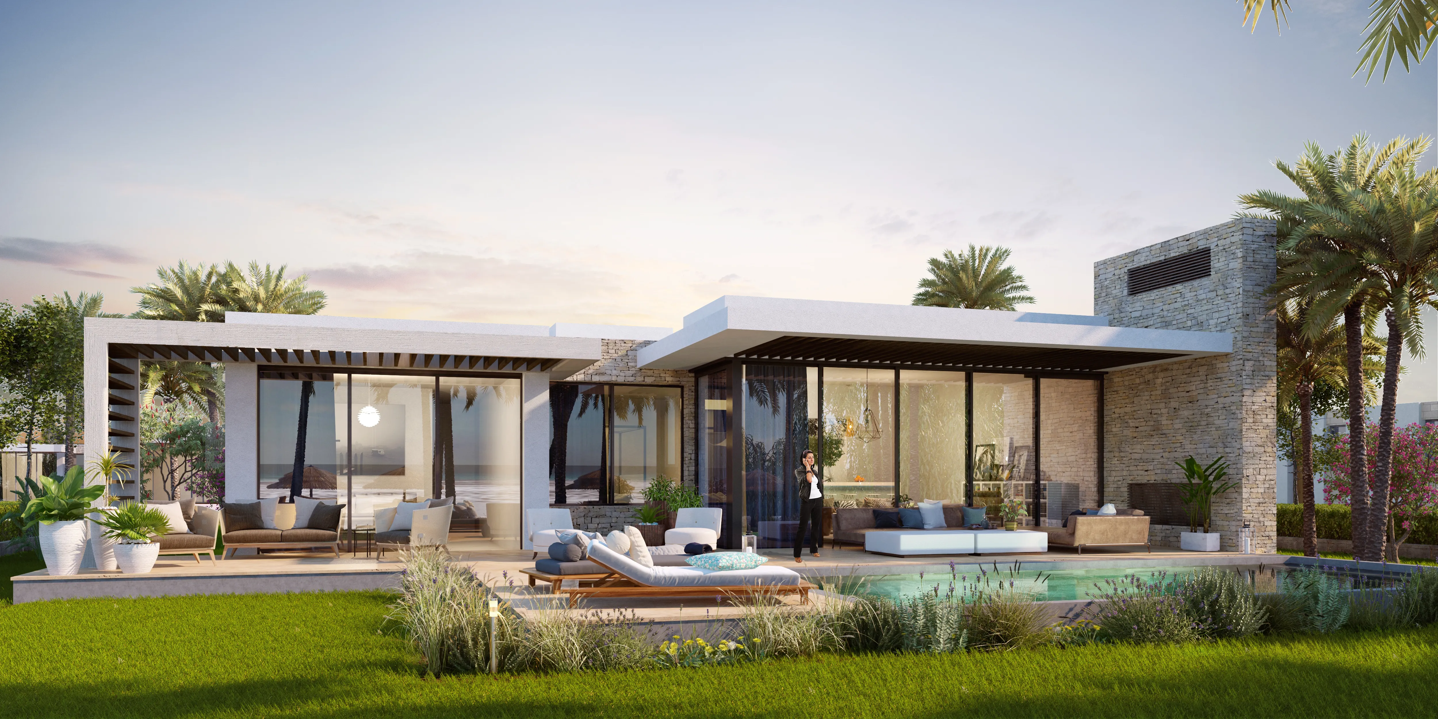 Twinhouse for sale in Silversands in Sidi Heneish of 0 m² with 4 bedrooms