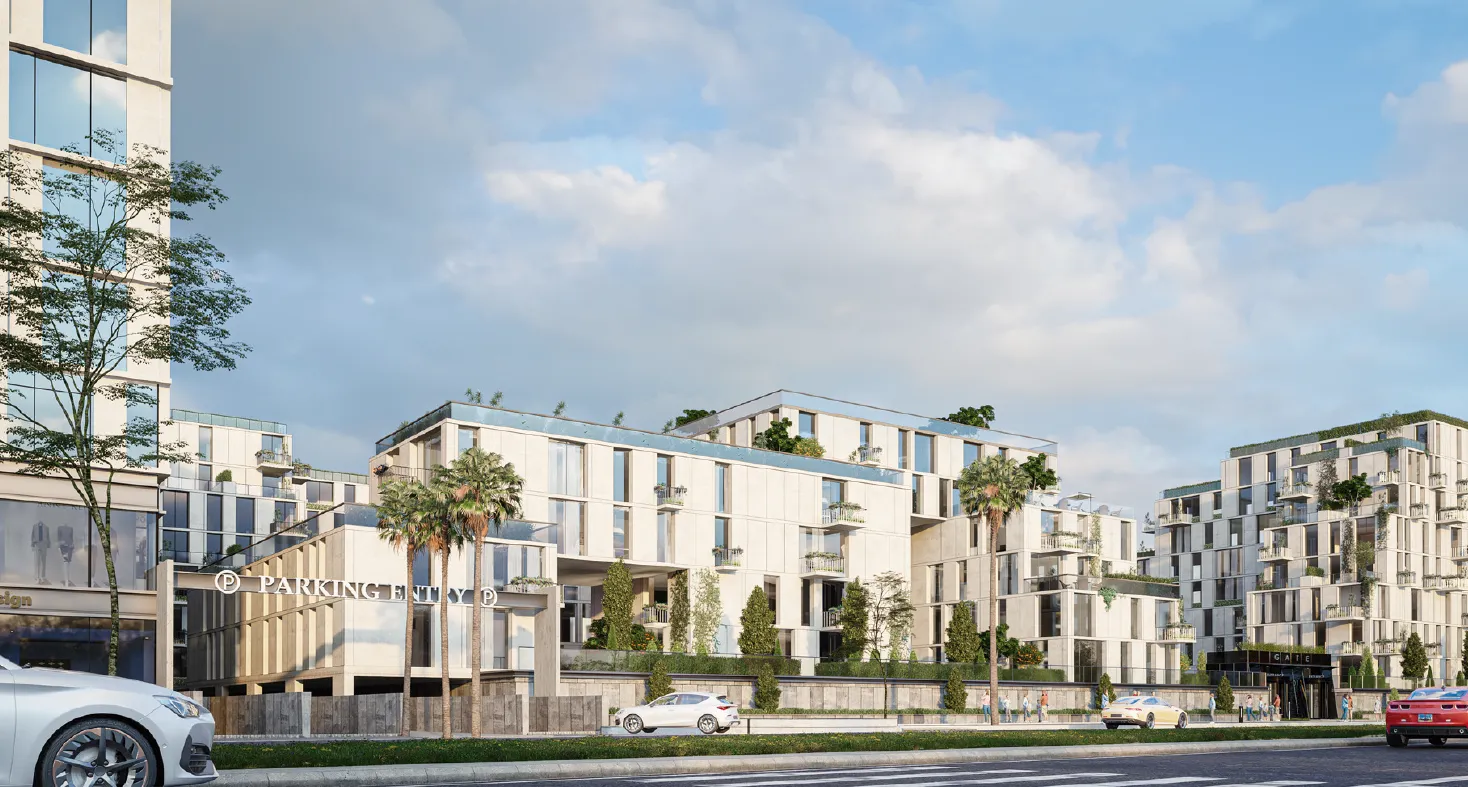 Apartment for sale in Sky Ramp in El Sheikh Zayed of 133 m² with 2 bedrooms