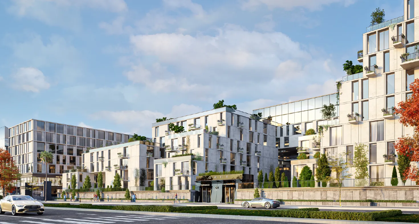 Apartment for sale in Sky Ramp in El Sheikh Zayed of 133 m² with 2 bedrooms