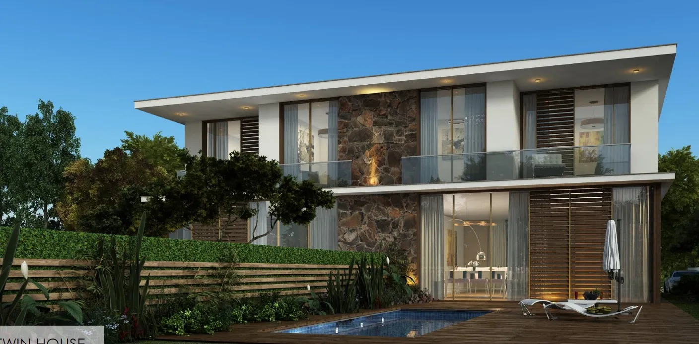 توين هاوس للبيع في ذا ميدوس البوسكو في العاصمة الإدارية الجديدة بمساحة 0 م² تتكون من 3 غرف