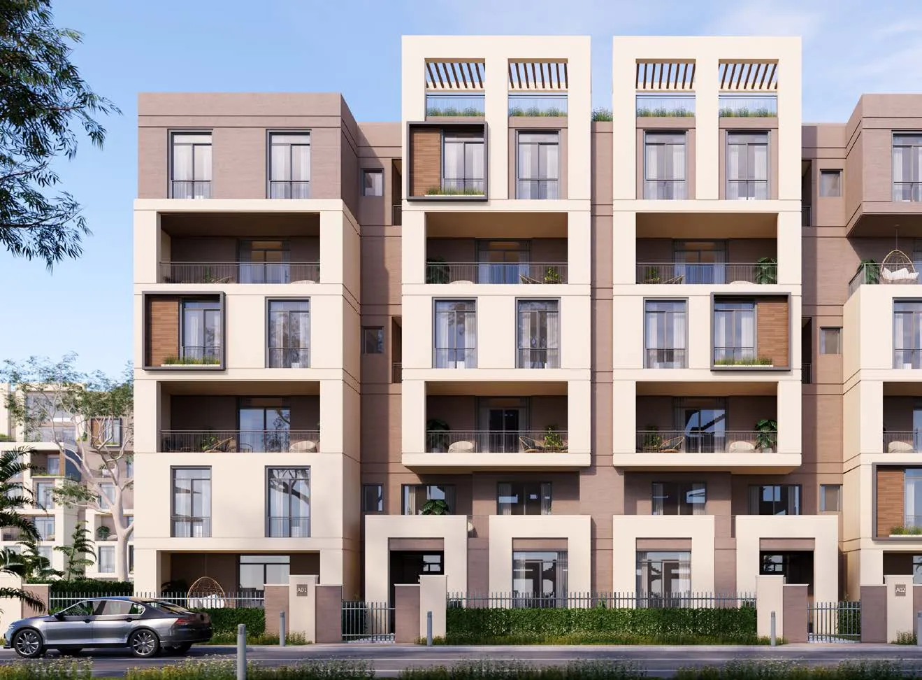 Apartment for sale in Sarai in New Cairo of 0 m² with 4 bedrooms