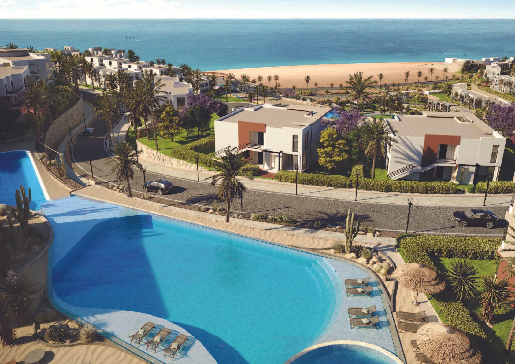 Chalet for sale in Majada Iwan  in Ain Sokhna of 105 m² with 2 bedrooms