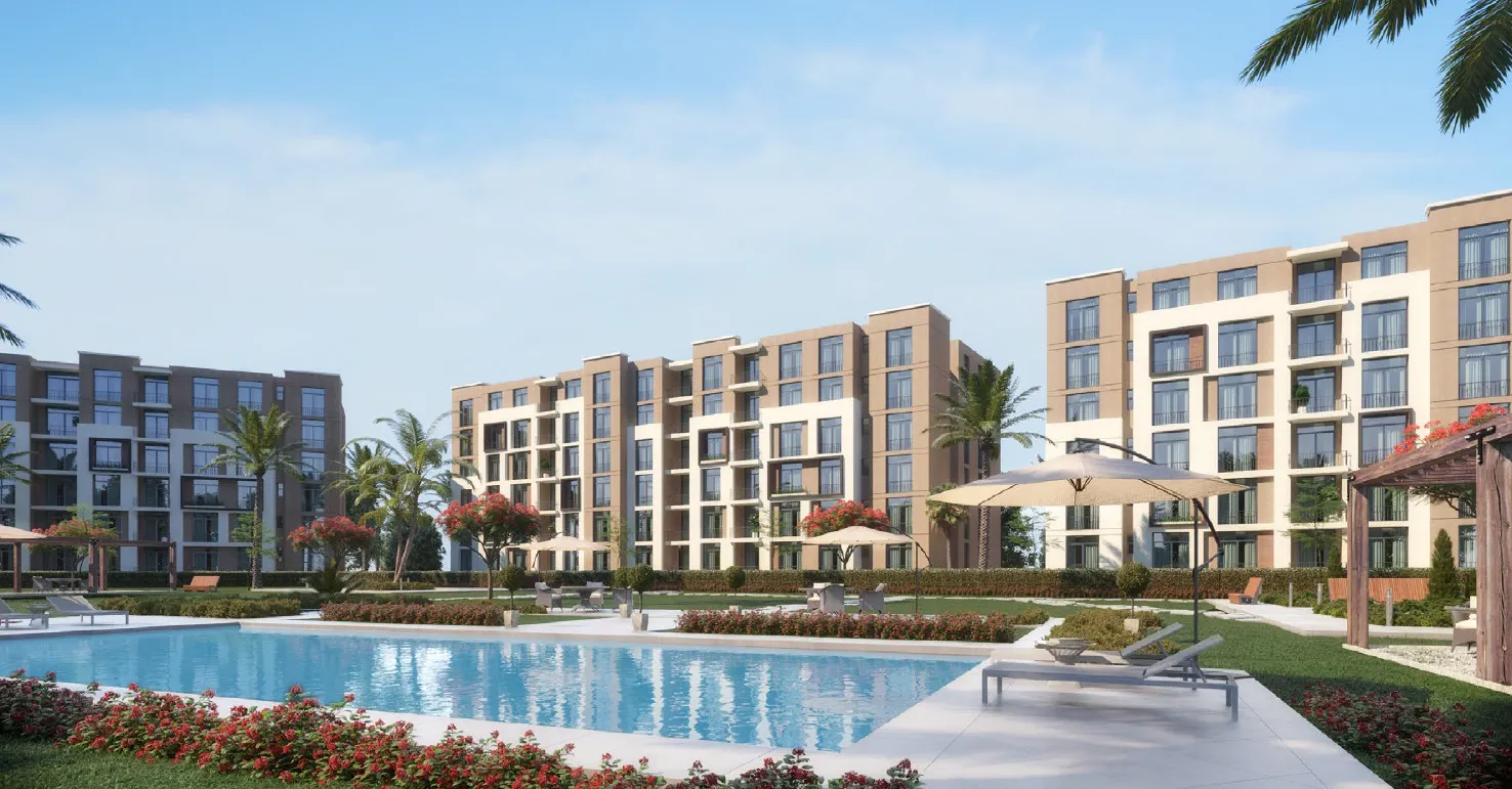 Apartment for sale in Sarai in New Cairo of 0 m² with 2 bedrooms
