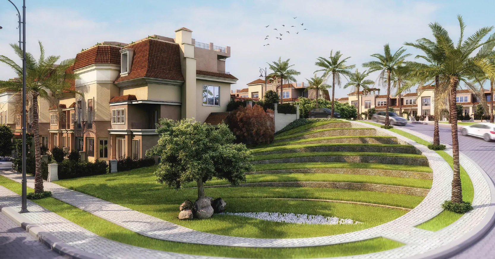 Apartment for sale in Sarai in New Cairo of 0 m² with 2 bedrooms