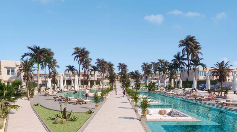 Chalet for sale in Hacienda West in Ras El Hekma of 126 m² with 2 bedrooms
