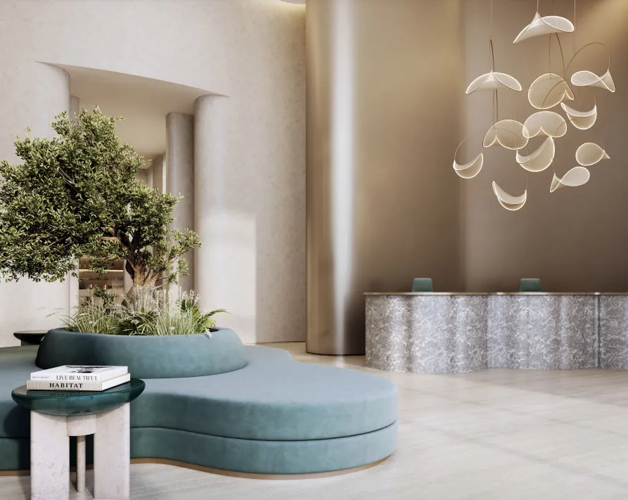 Apartment for sale in Zed Tower in El Sheikh Zayed of 76 m² with 1 bedrooms