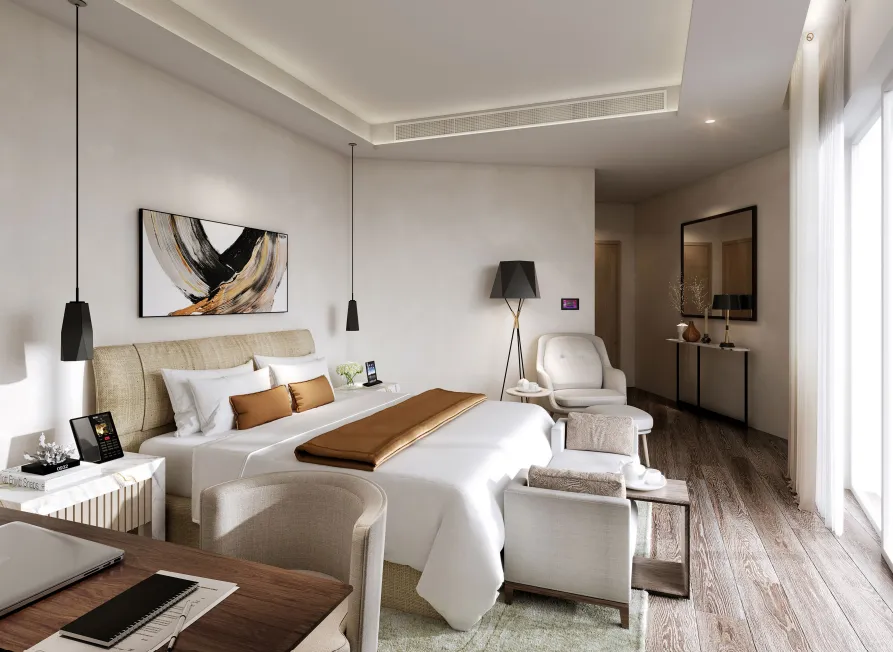 Apartment for sale in Zed Tower in El Sheikh Zayed of 76 m² with 1 bedrooms