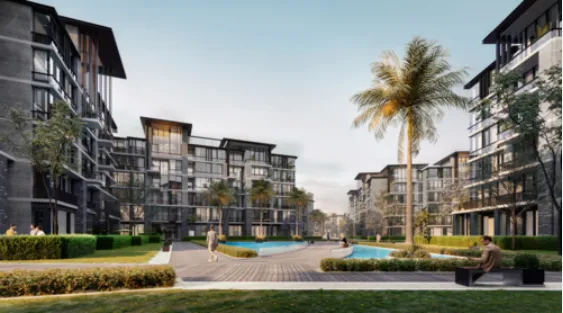 شقة للبيع في ذا فيو وتر واي في اللوتس بمساحة 0 م² تتكون من 2 غرف