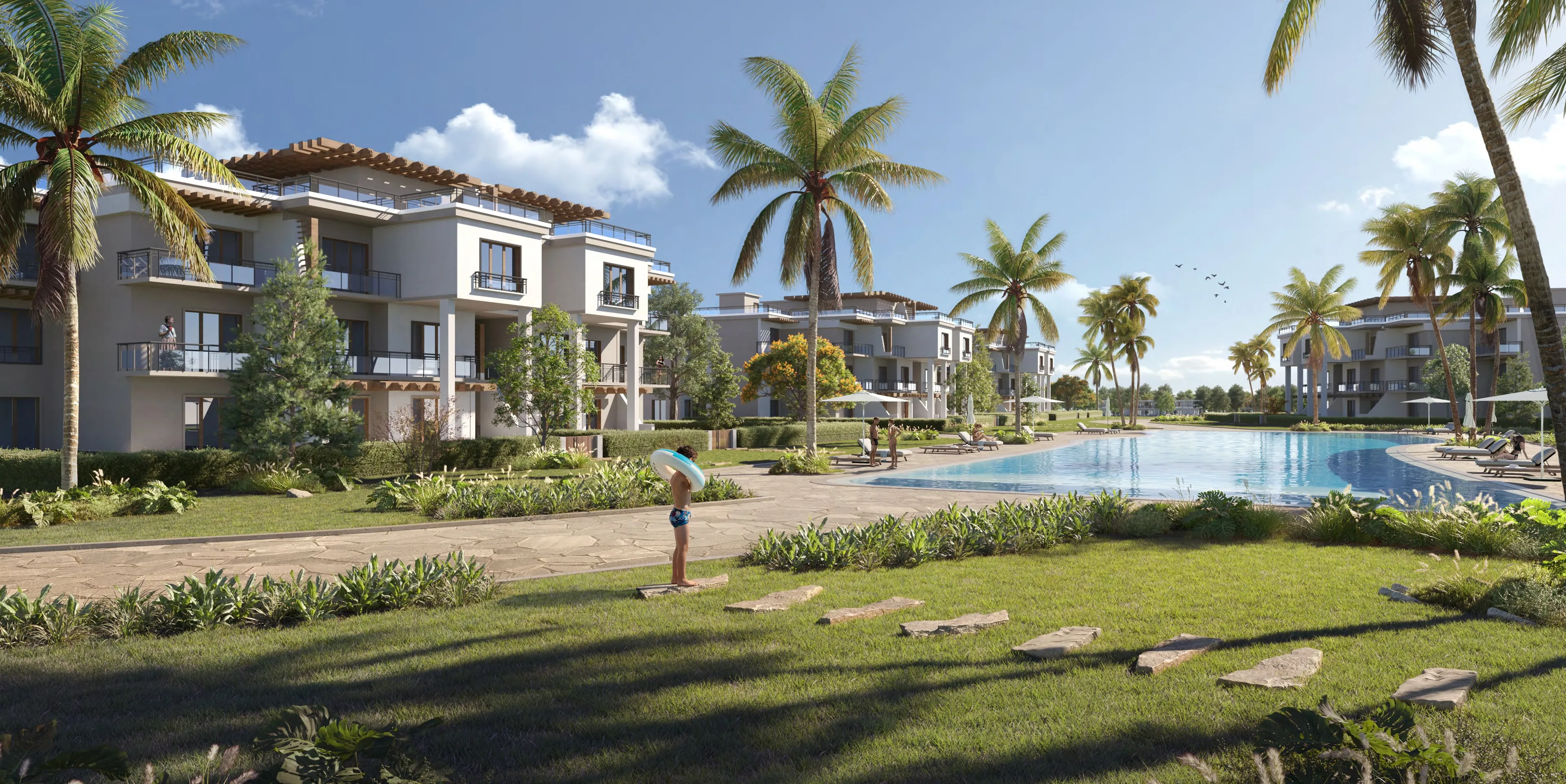 Townhouse for sale in Direction White - Oyster  in Ras El Hekma of 130 m² with 2 bedrooms
