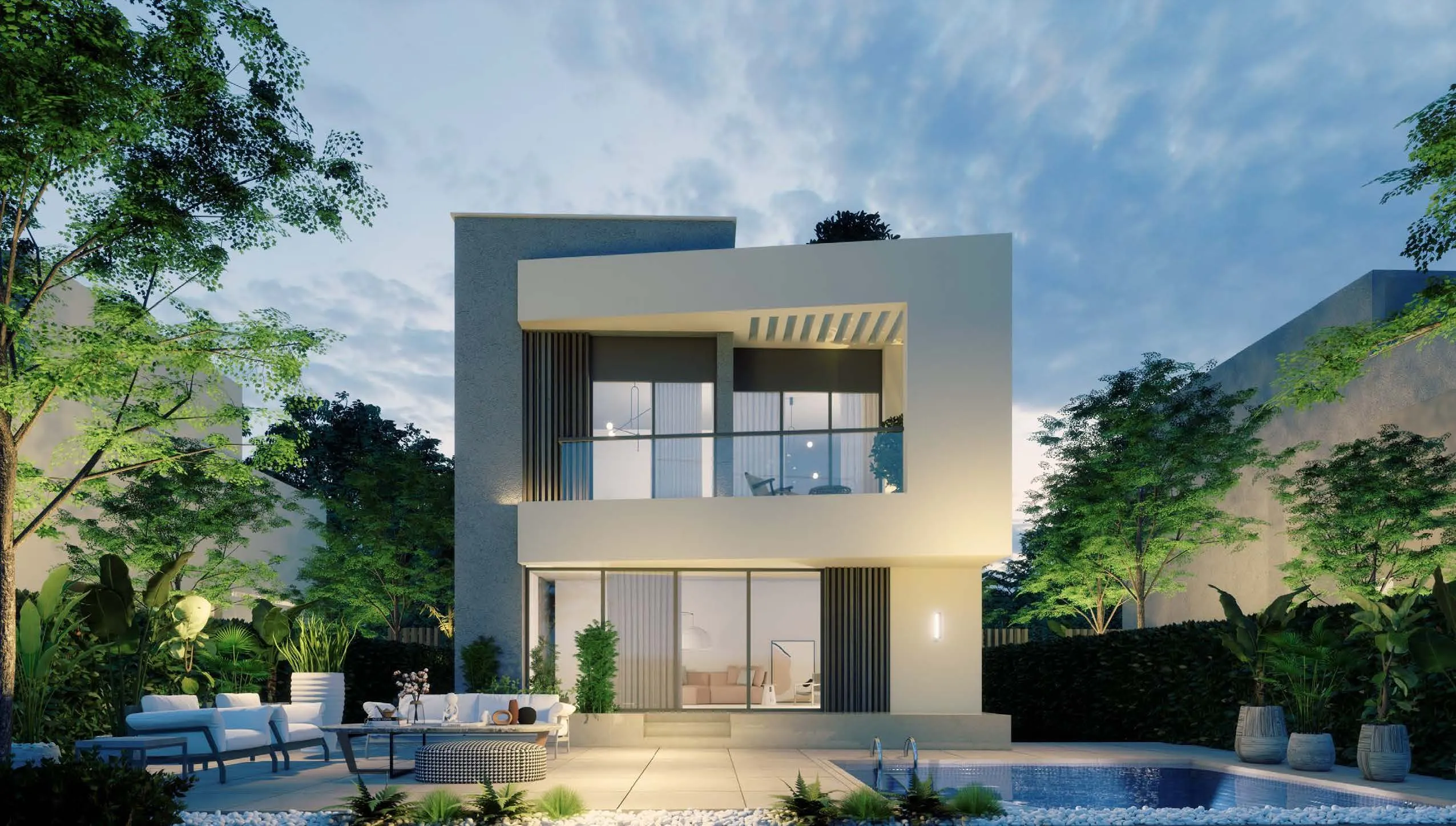 Villa for sale in The Brooks in New Cairo of 374 m² with 6 bedrooms
