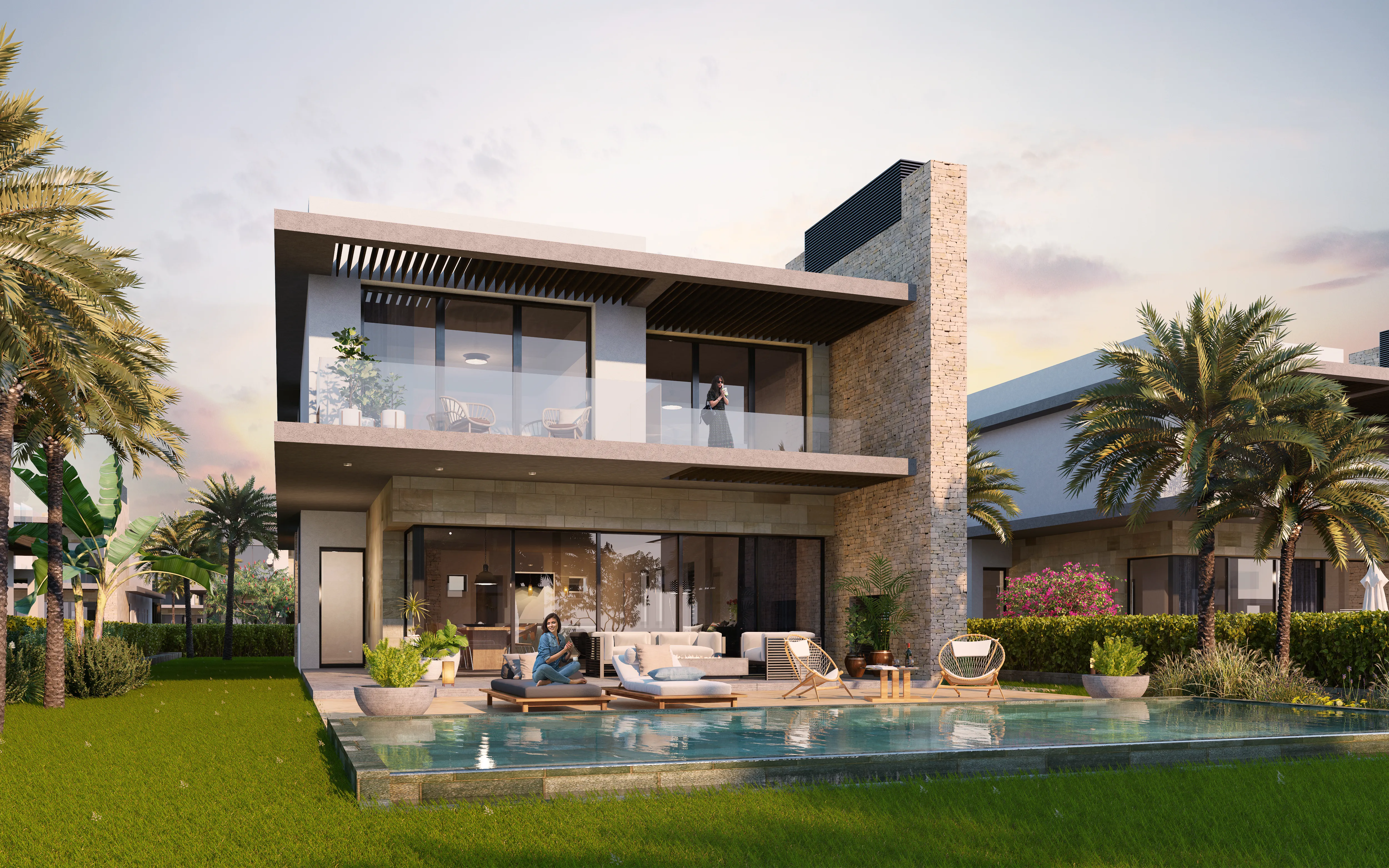 Chalet for sale in Silversands  in Sidi Heneish of 120 m² with 3 bedrooms