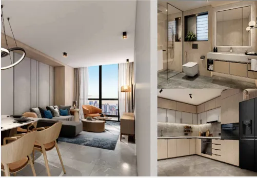 شقة فندقية للبيع في ماريوت ريزيدنس هليوبوليس في هيليوبوليس بمساحة 0 م² تتكون من 2 غرف