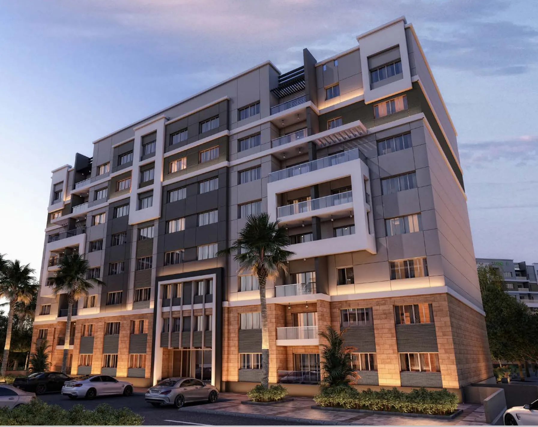 Apartment for sale in Bleu Vert in New Capital City of 0 m² with 2 bedrooms