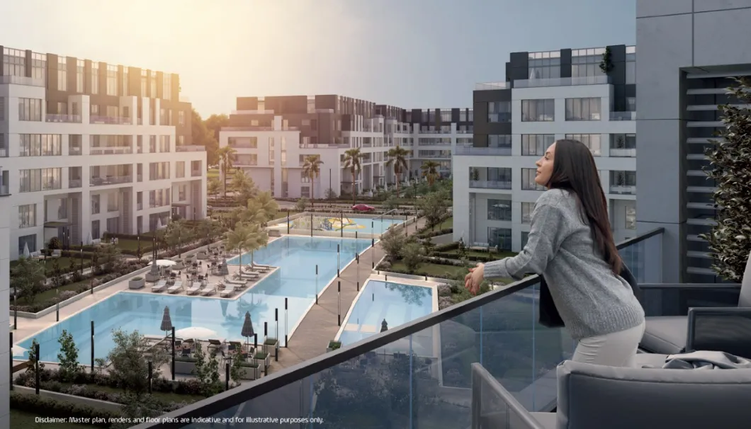 شقة للبيع في الكارمه كاي في الشيخ زايد بمساحة 0 م² تتكون من 2 غرف