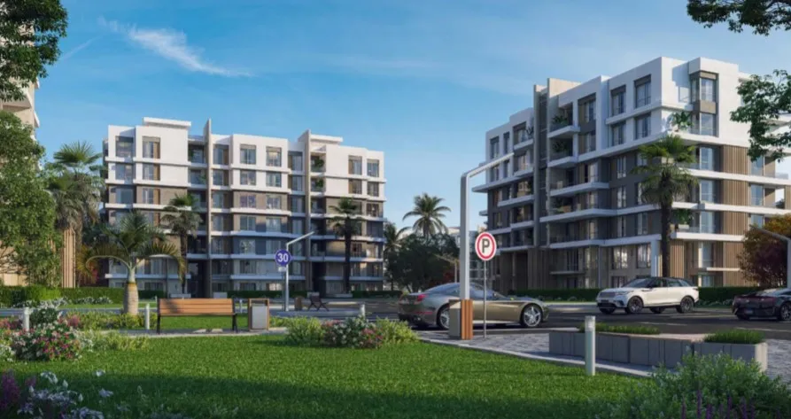 Apartment for sale in Garden Residence Hyde Park in New Cairo of 0 m² with 2 bedrooms