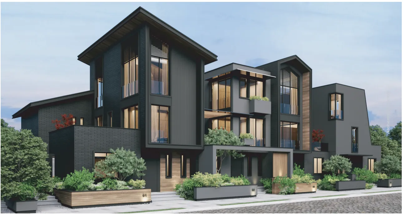 تاون هاوس للبيع في ذا ريدج فيلاز في مدينة المستقبل بمساحة 0 م² تتكون من 3 غرف