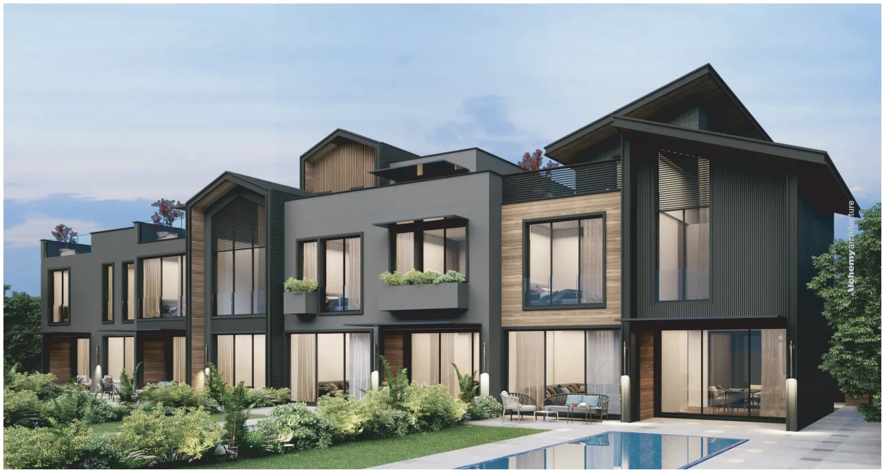 تاون هاوس للبيع في ذا ريدج فيلاز في مدينة المستقبل بمساحة 0 م² تتكون من 3 غرف