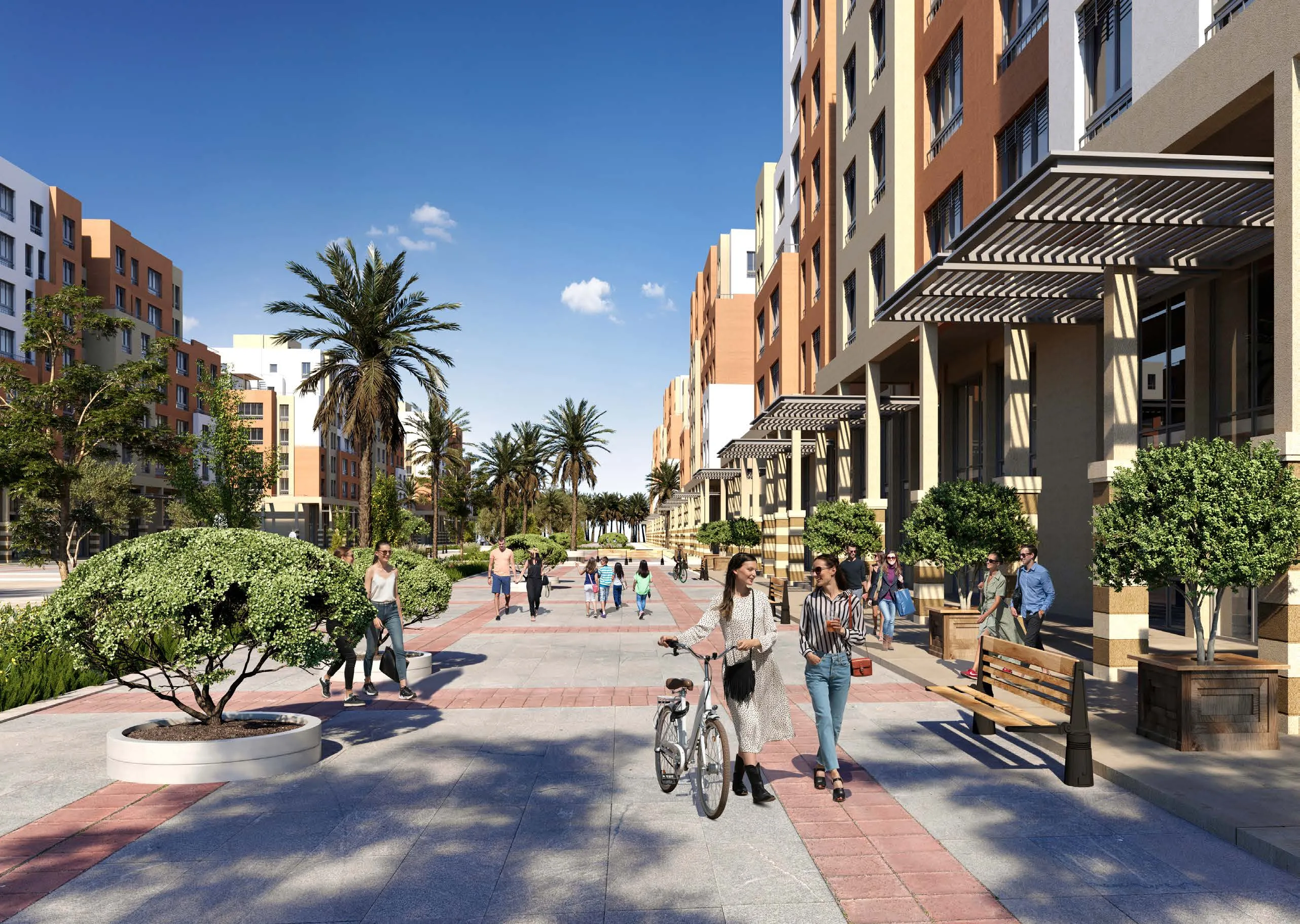 شقة للبيع في ممشى افينيوز في العاصمة الإدارية الجديدة بمساحة 0 م² تتكون من 3 غرف