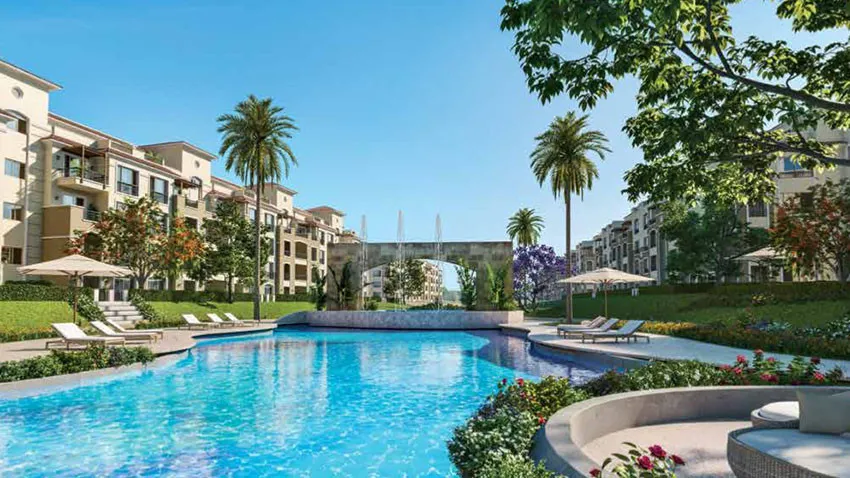 Apartment for sale in Stone Residence in New Cairo of 140 m² with 2 bedrooms