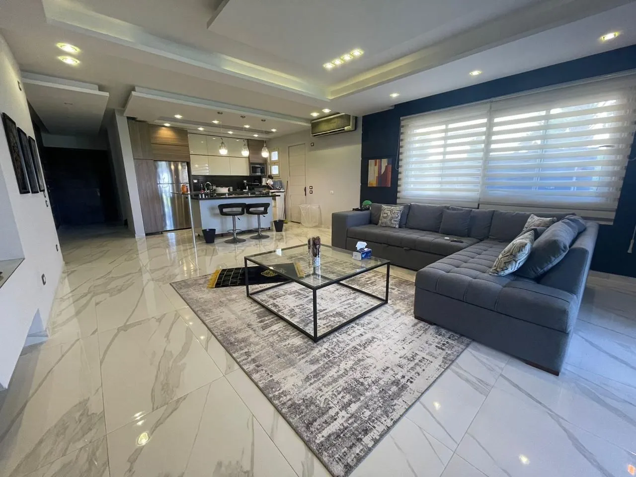 شاليه للبيع في هاسيندا باي في سيدي عبد الرحمن بمساحة 570 م² تتكون من 3 غرف