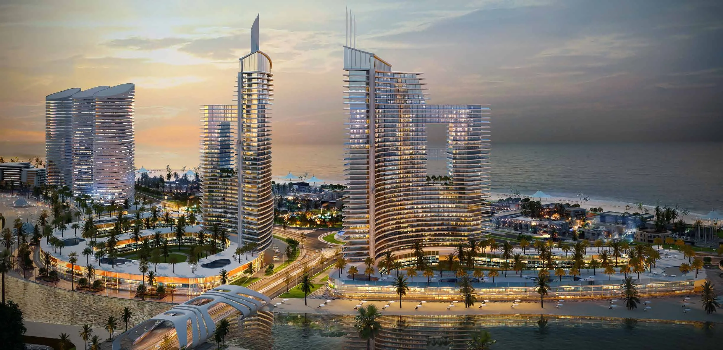 Studio for sale in The Gate - New Alamein in Al Alamein of 71 m² with 1 bedrooms